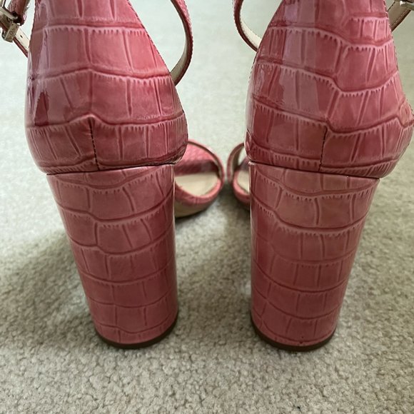 Sam Edelemen Pink Yaro Heels (Snakeskin) - Size 9 - Picture 3 of 3